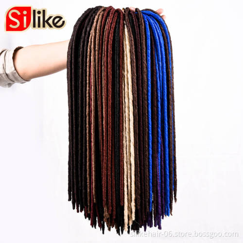 Synthetic Braiding Hair  Goddess Locs Crochet Hair Braids Bomba Dreadlocks Crochet Braids Soft Faux Locs Crochet Hair